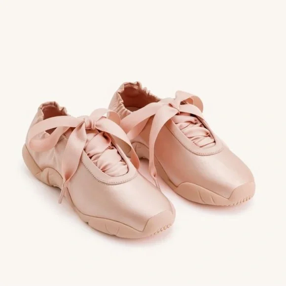 バレエシューズ Prada Skin Pink Mesh Ballerinas Prada | Shoes | Ballerina Sneakers | Poshmark